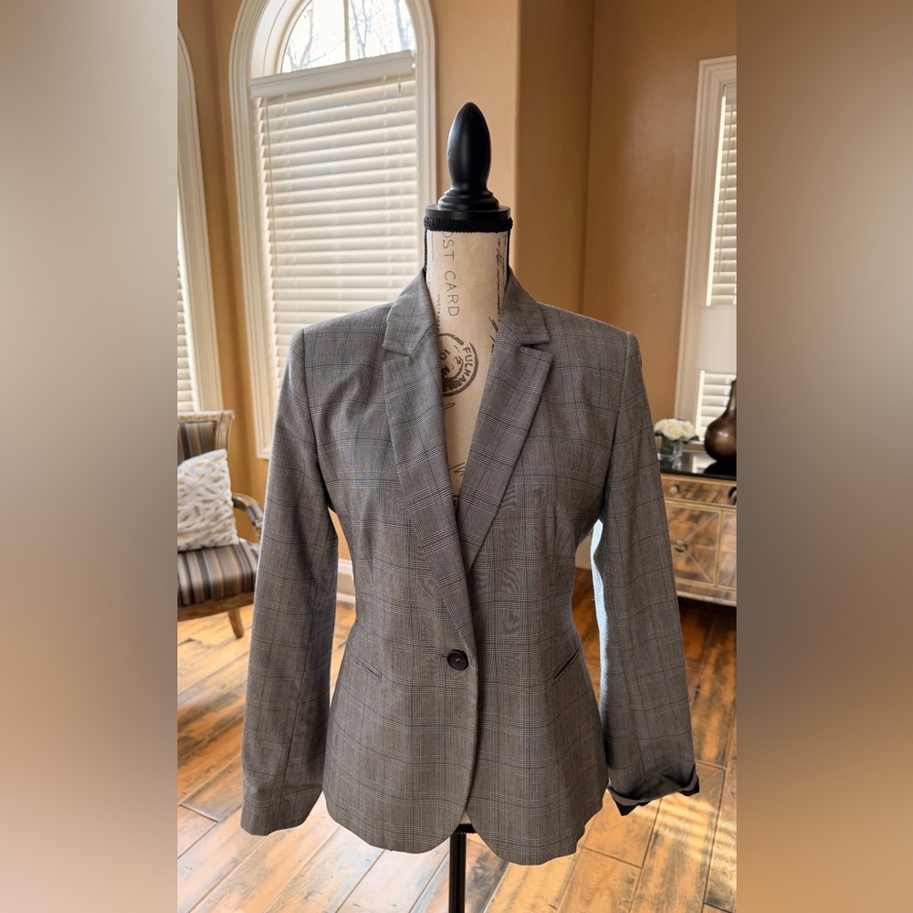 Women  Gray Blazer with Star Detail